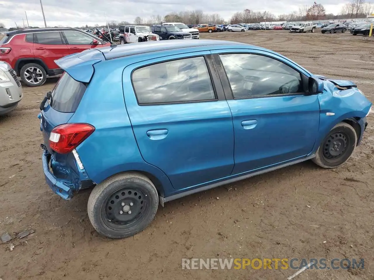 3 Photograph of a damaged car ML32A3HJ8LH006190 MITSUBISHI MIRAGE 2020