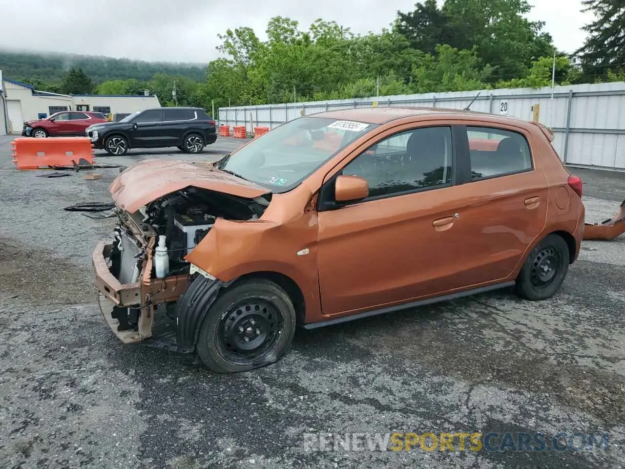 1 Photograph of a damaged car ML32A3HJ8LH010367 MITSUBISHI MIRAGE 2020