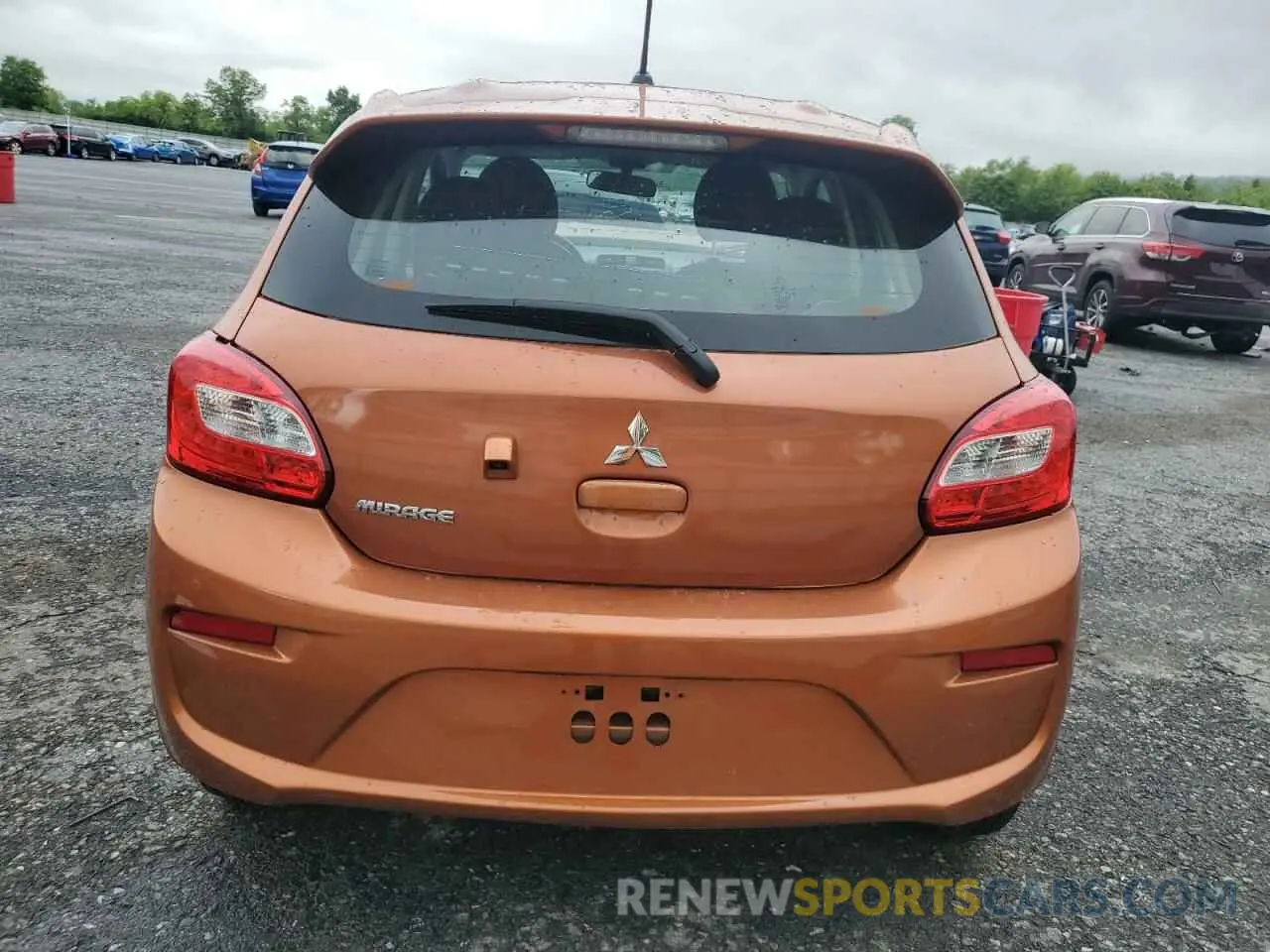 6 Photograph of a damaged car ML32A3HJ8LH010367 MITSUBISHI MIRAGE 2020