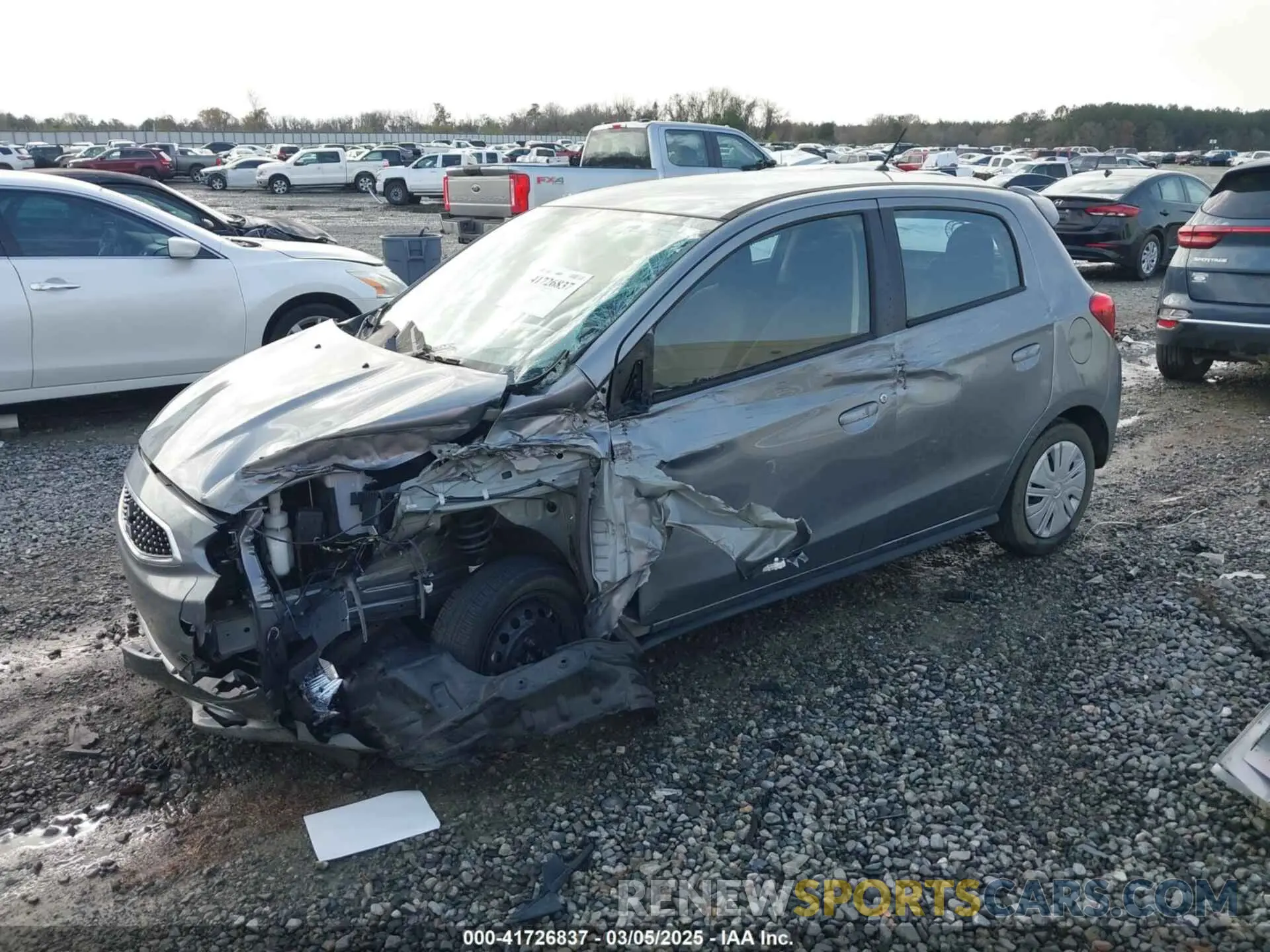 2 Фотография поврежденного автомобиля ML32A3HJ9LH002486 MITSUBISHI MIRAGE 2020