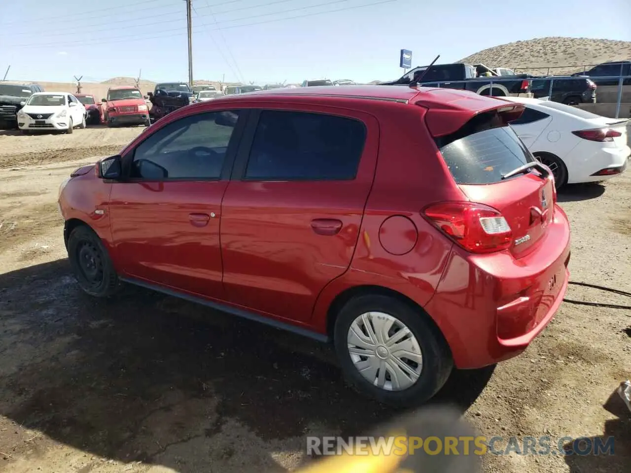 2 Фотография поврежденного автомобиля ML32A3HJ9LH007364 MITSUBISHI MIRAGE 2020