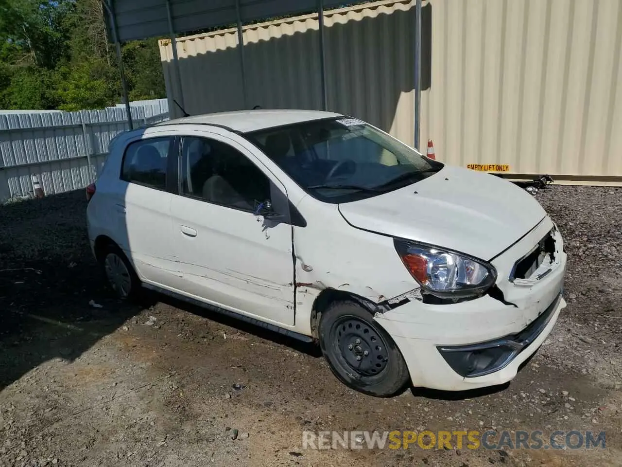 4 Photograph of a damaged car ML32A3HJXLH003971 MITSUBISHI MIRAGE 2020