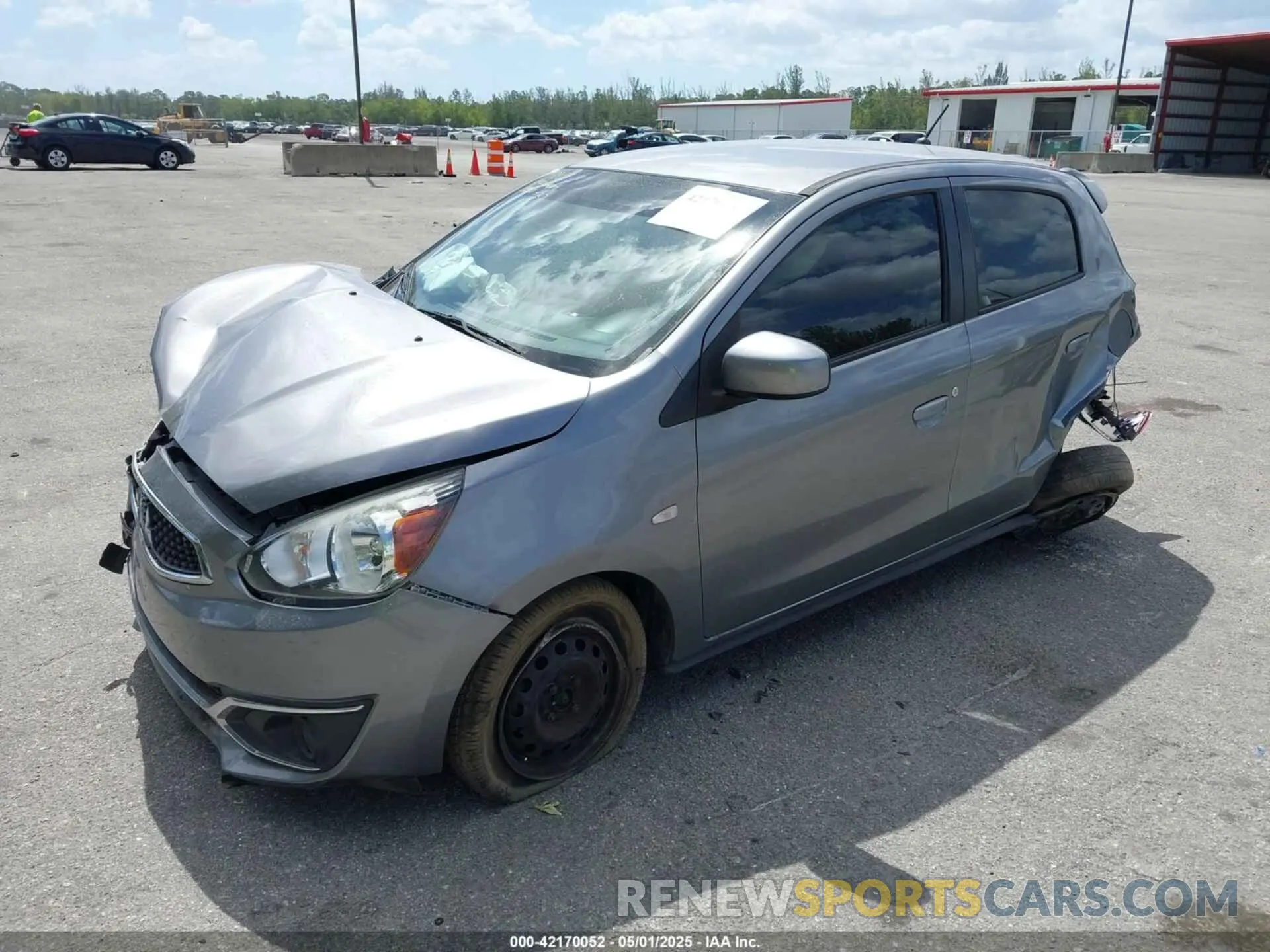 2 Photograph of a damaged car ML32A3HJXLH005610 MITSUBISHI MIRAGE 2020