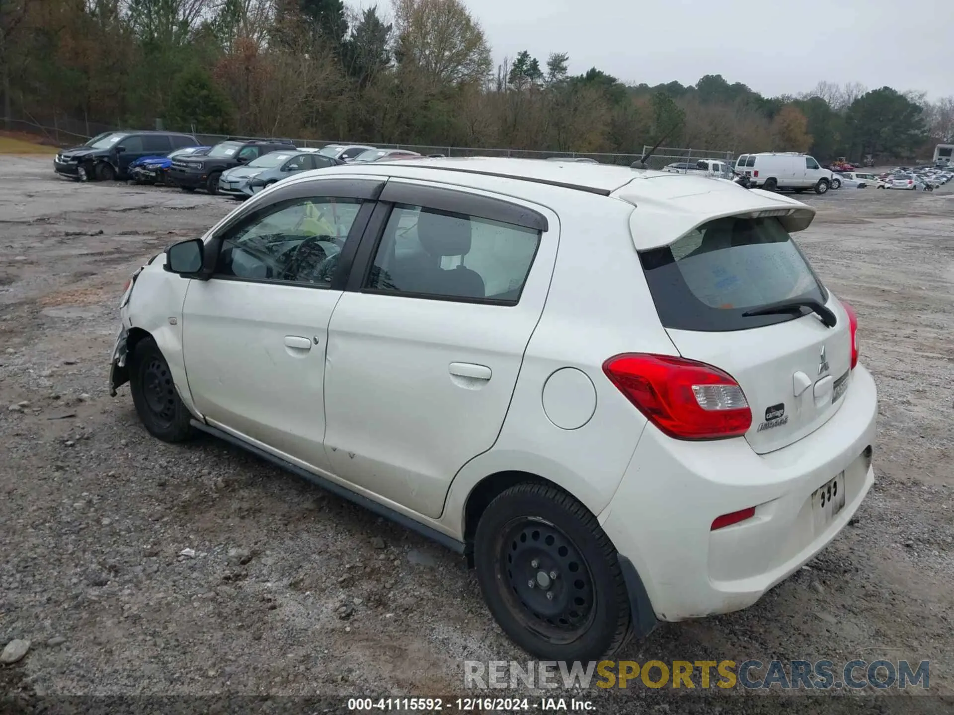 3 Photograph of a damaged car ML32A3HJXLH006451 MITSUBISHI MIRAGE 2020