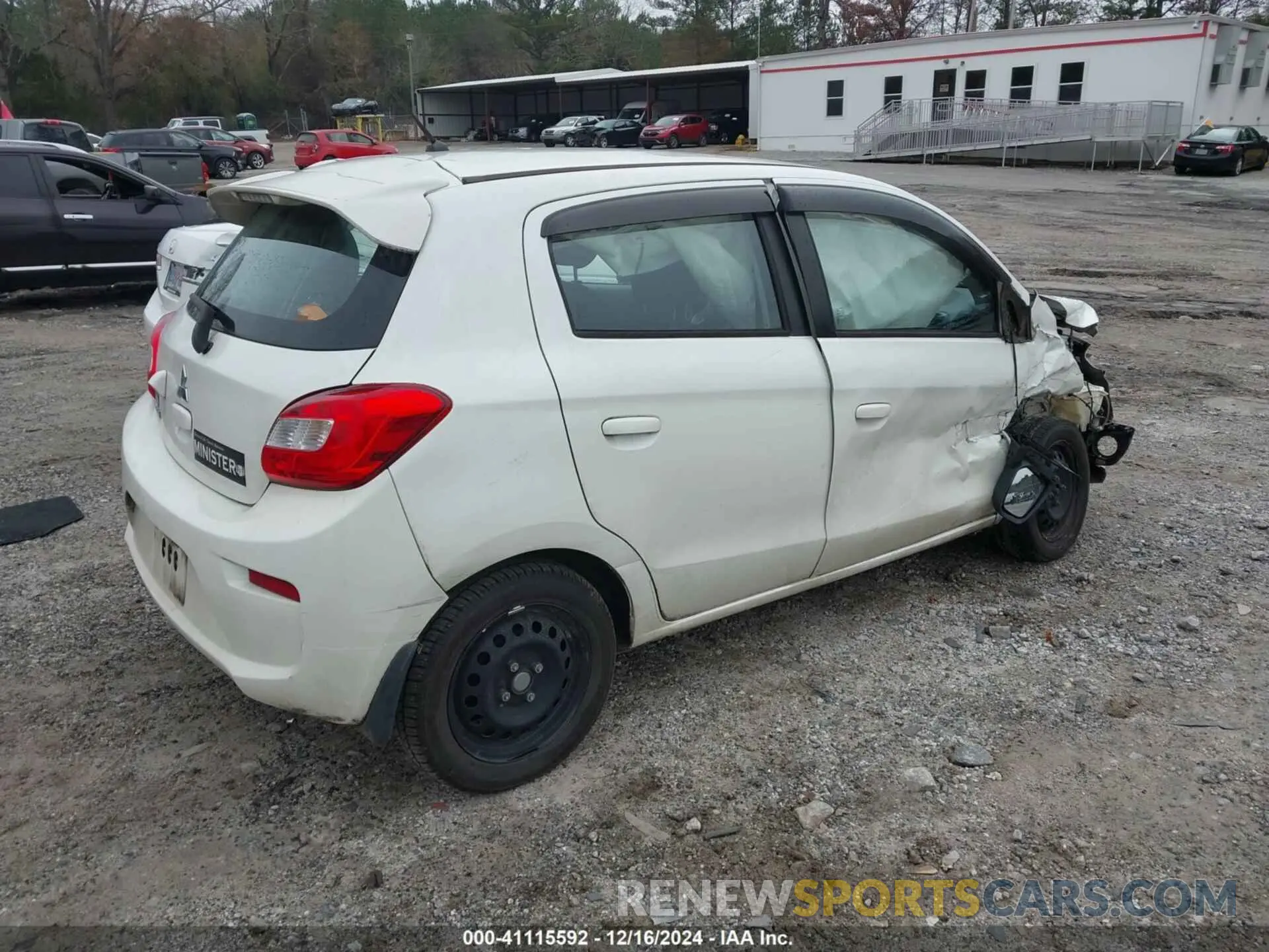 4 Photograph of a damaged car ML32A3HJXLH006451 MITSUBISHI MIRAGE 2020