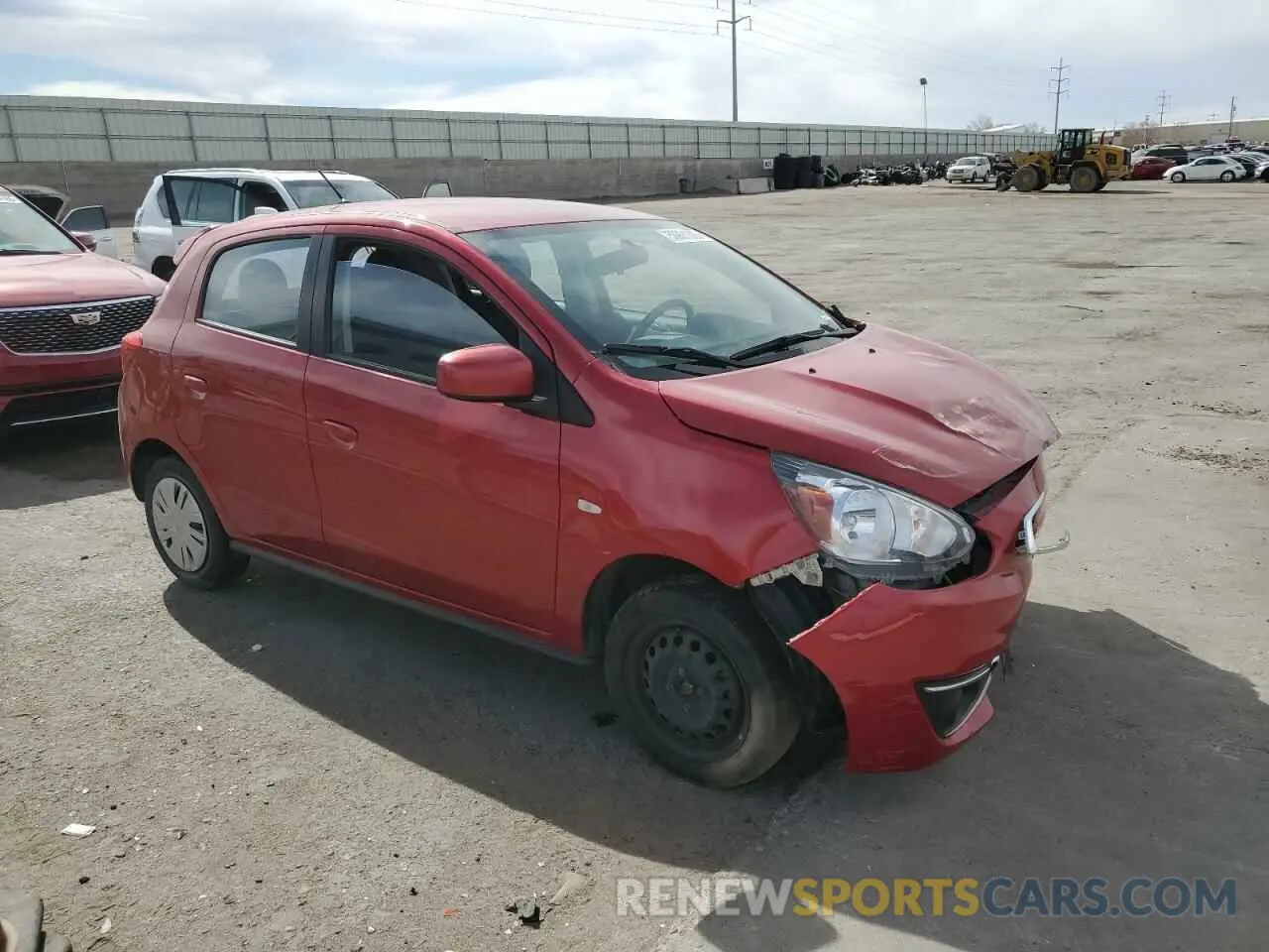 4 Photograph of a damaged car ML32A3HJXLH009754 MITSUBISHI MIRAGE 2020