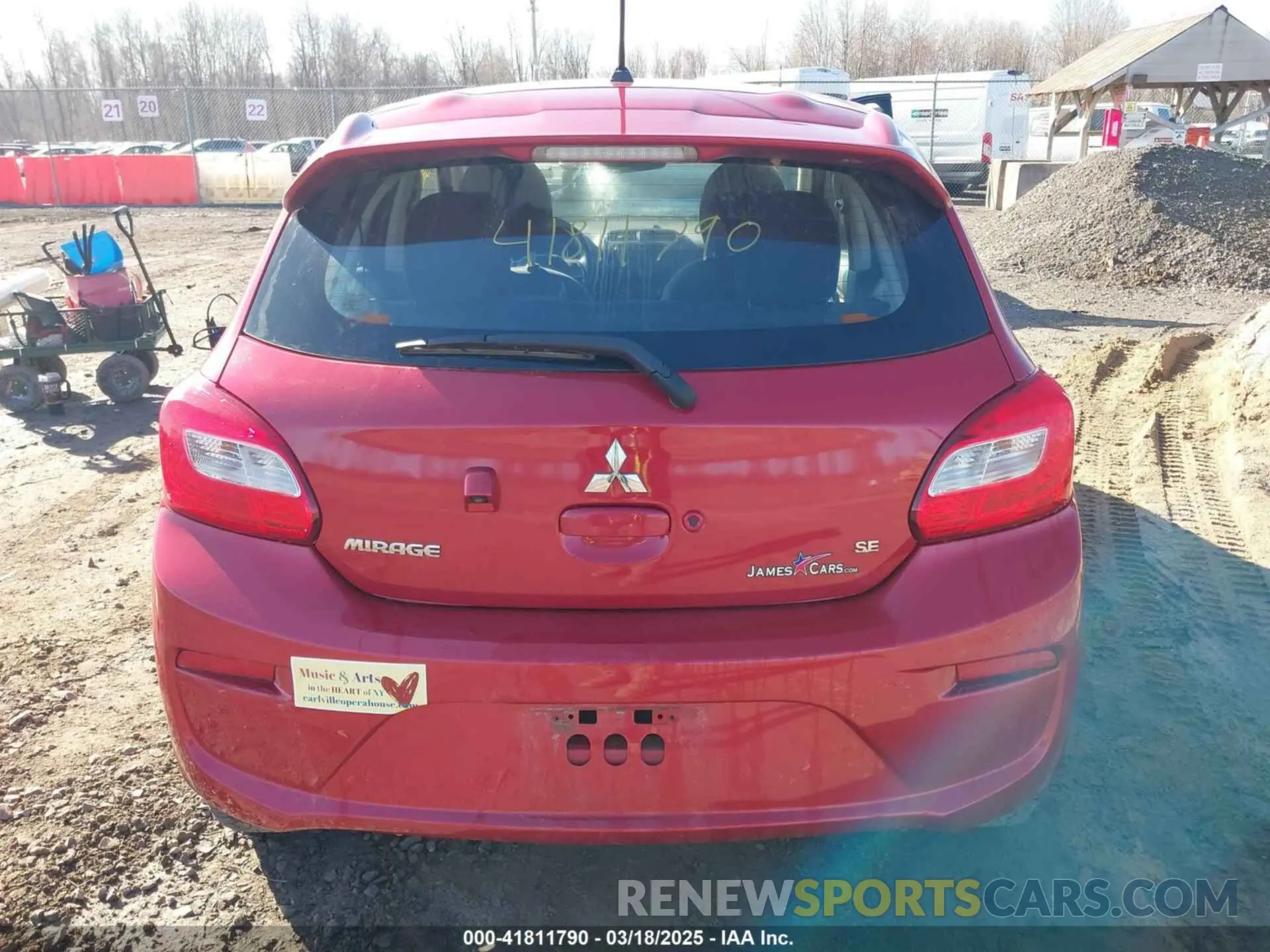 16 Photograph of a damaged car ML32A4HJ2LH008457 MITSUBISHI MIRAGE 2020