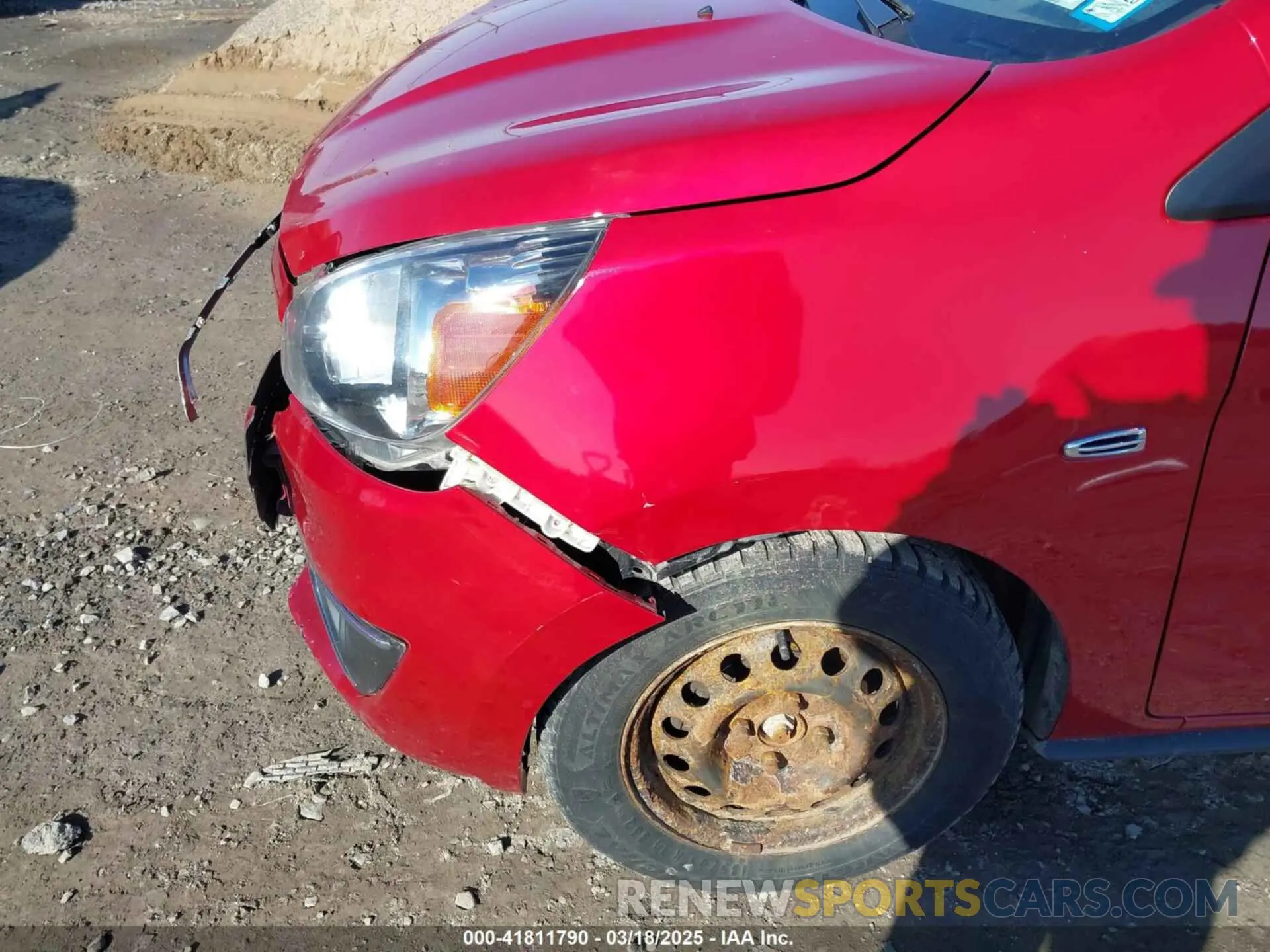 6 Photograph of a damaged car ML32A4HJ2LH008457 MITSUBISHI MIRAGE 2020