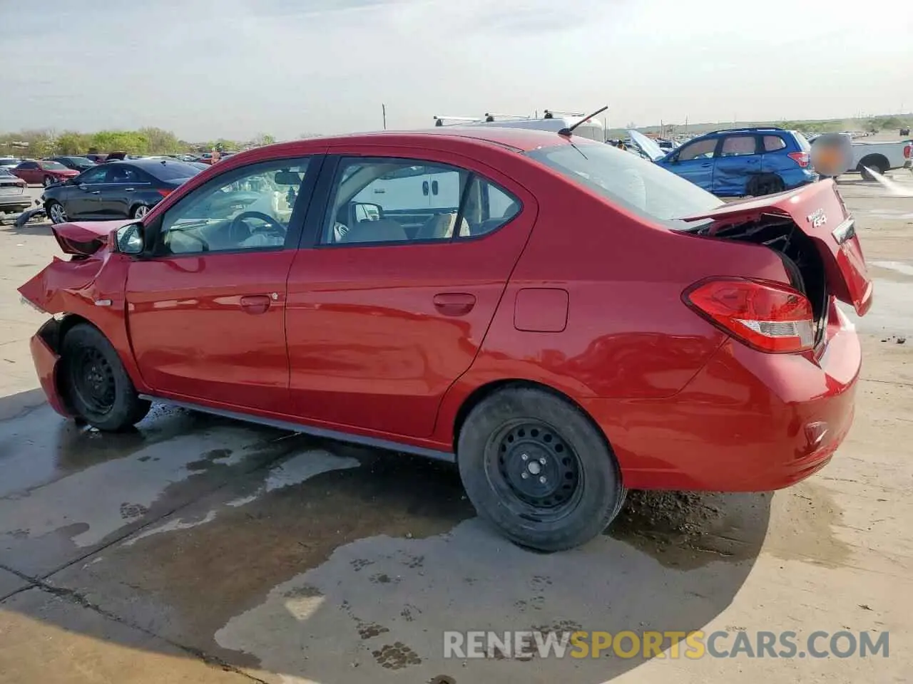 2 Фотография поврежденного автомобиля ML32F3FJ0LHF05752 MITSUBISHI MIRAGE 2020