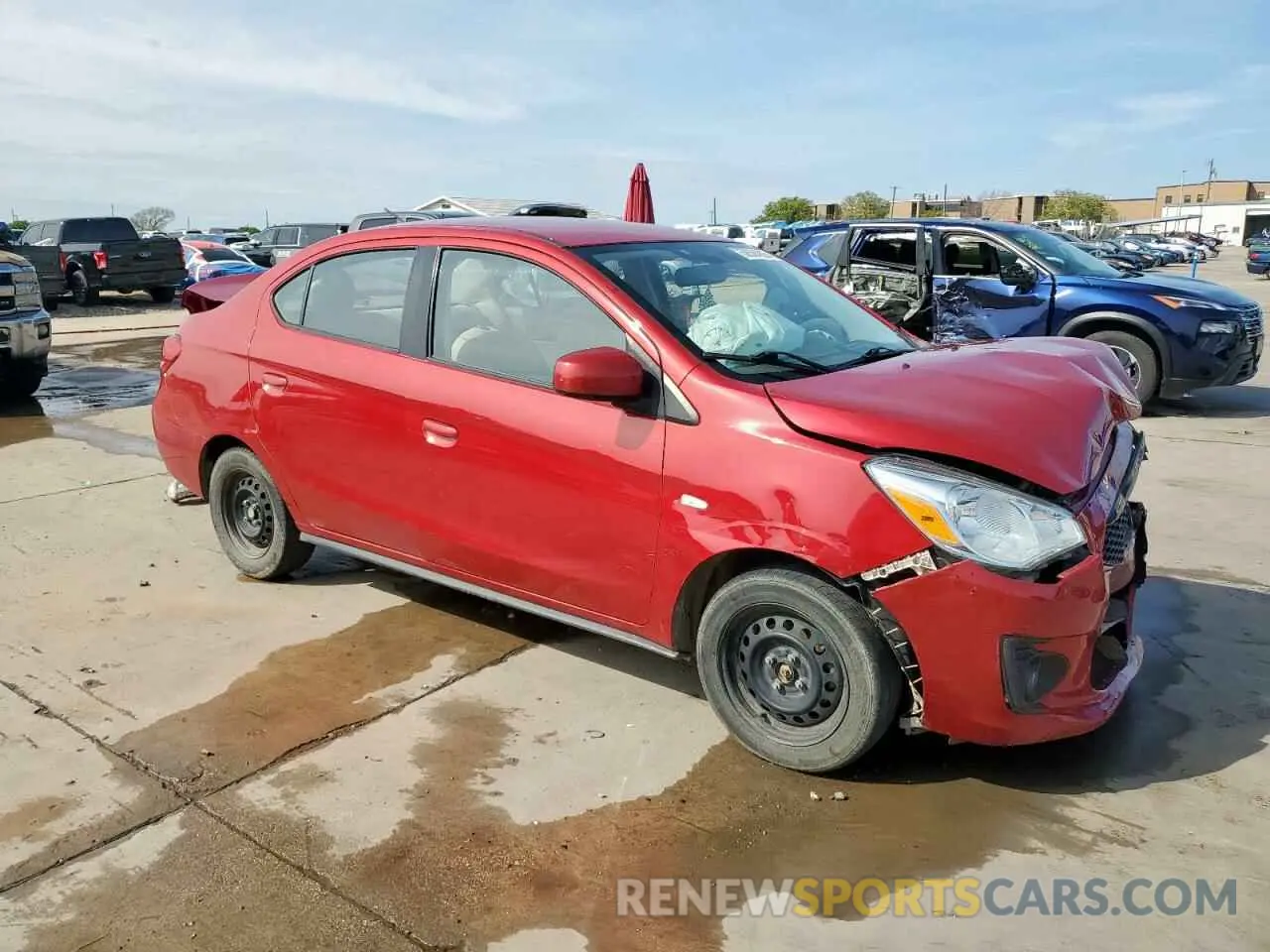 4 Фотография поврежденного автомобиля ML32F3FJ0LHF05752 MITSUBISHI MIRAGE 2020