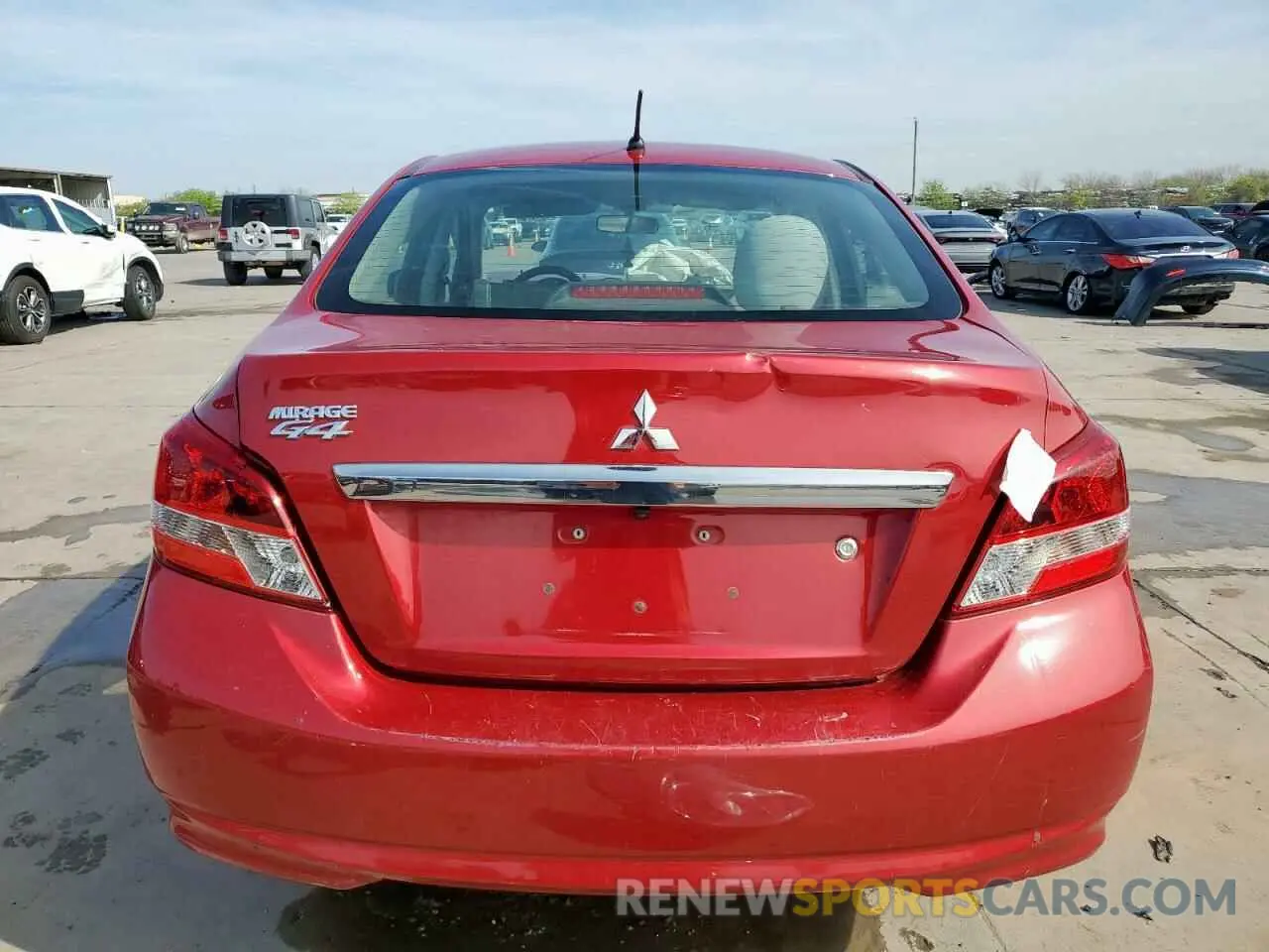 6 Фотография поврежденного автомобиля ML32F3FJ0LHF05752 MITSUBISHI MIRAGE 2020