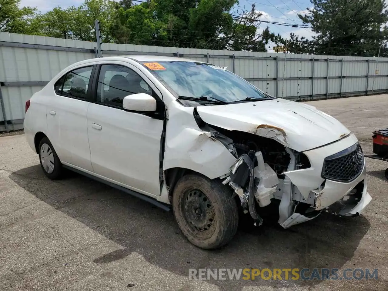 4 Photograph of a damaged car ML32F3FJ0LHF08280 MITSUBISHI MIRAGE 2020
