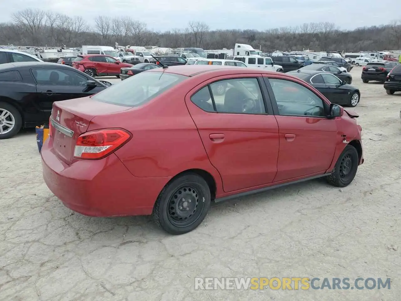 3 Фотография поврежденного автомобиля ML32F3FJ0LHF12409 MITSUBISHI MIRAGE 2020