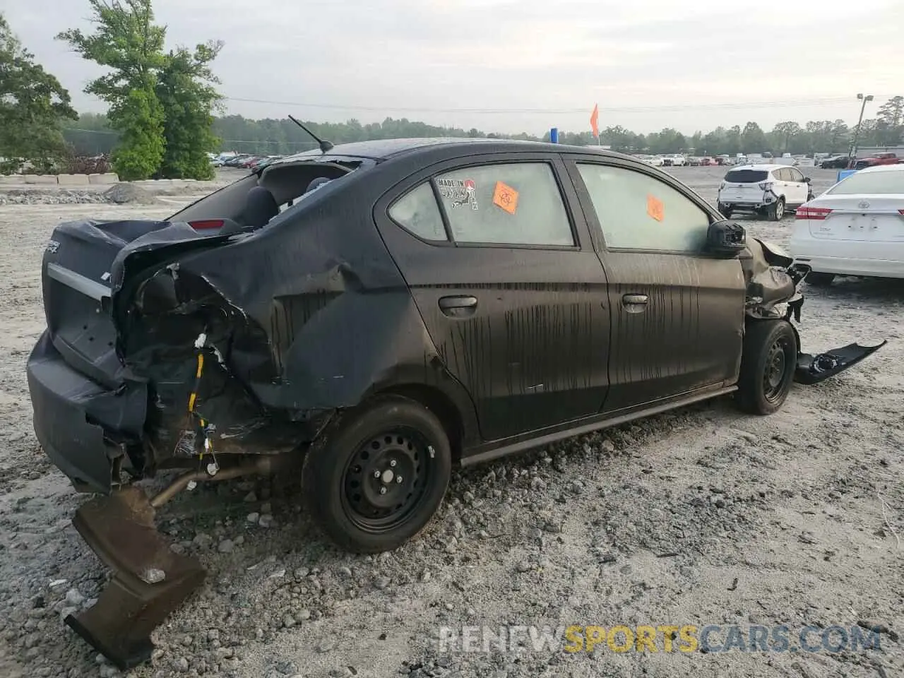 3 Photograph of a damaged car ML32F3FJ0LHF12412 MITSUBISHI MIRAGE 2020