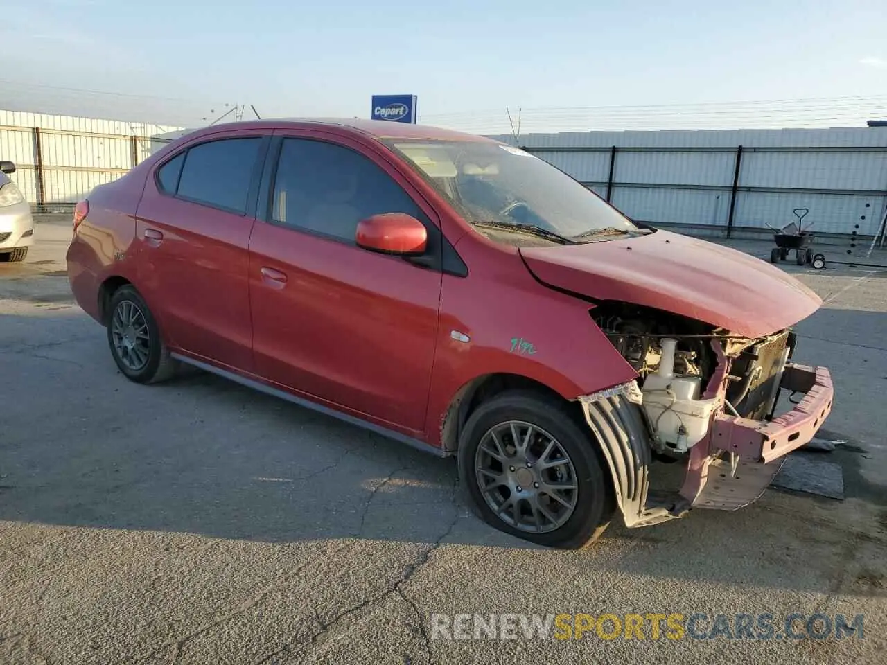 4 Photograph of a damaged car ML32F3FJ1LHF09907 MITSUBISHI MIRAGE 2020