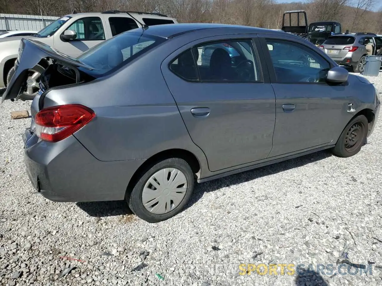 3 Photograph of a damaged car ML32F3FJ2LHF00858 MITSUBISHI MIRAGE 2020