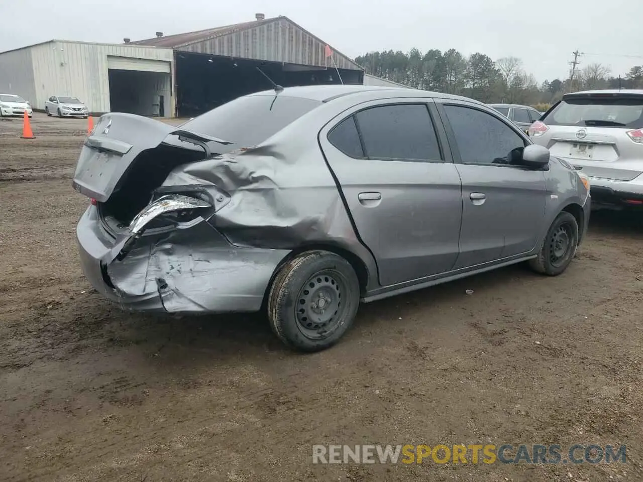 3 Photograph of a damaged car ML32F3FJ4LHF07794 MITSUBISHI MIRAGE 2020