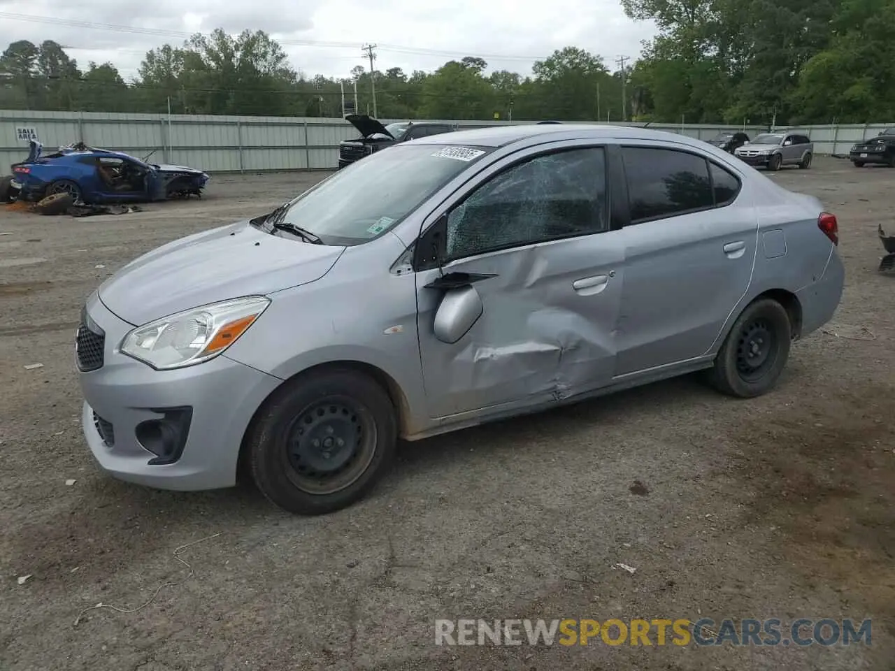 1 Фотография поврежденного автомобиля ML32F3FJ5LHF07139 MITSUBISHI MIRAGE 2020