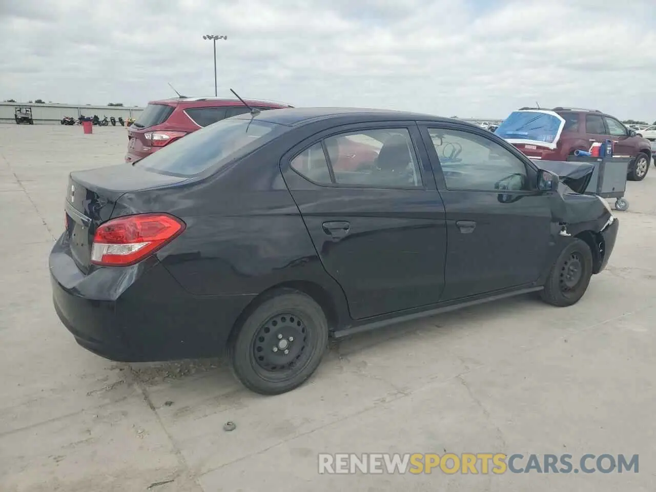 3 Photograph of a damaged car ML32F3FJ5LHF08713 MITSUBISHI MIRAGE 2020