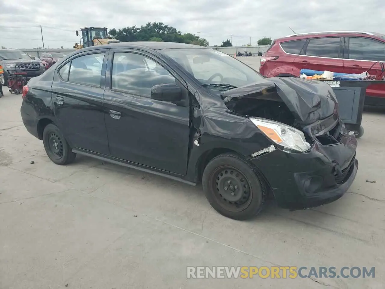 4 Photograph of a damaged car ML32F3FJ5LHF08713 MITSUBISHI MIRAGE 2020