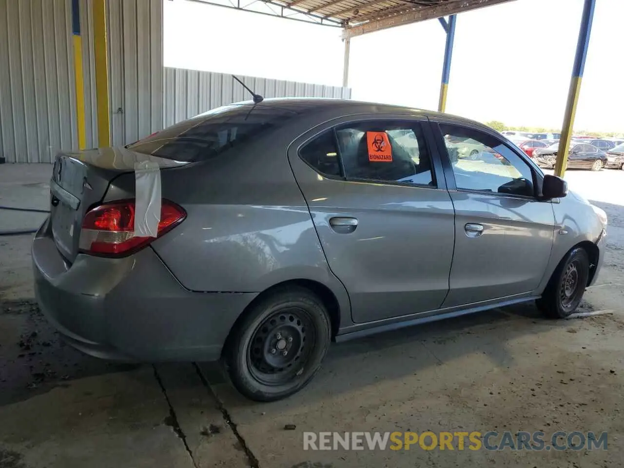 3 Photograph of a damaged car ML32F3FJ6LHF05495 MITSUBISHI MIRAGE 2020