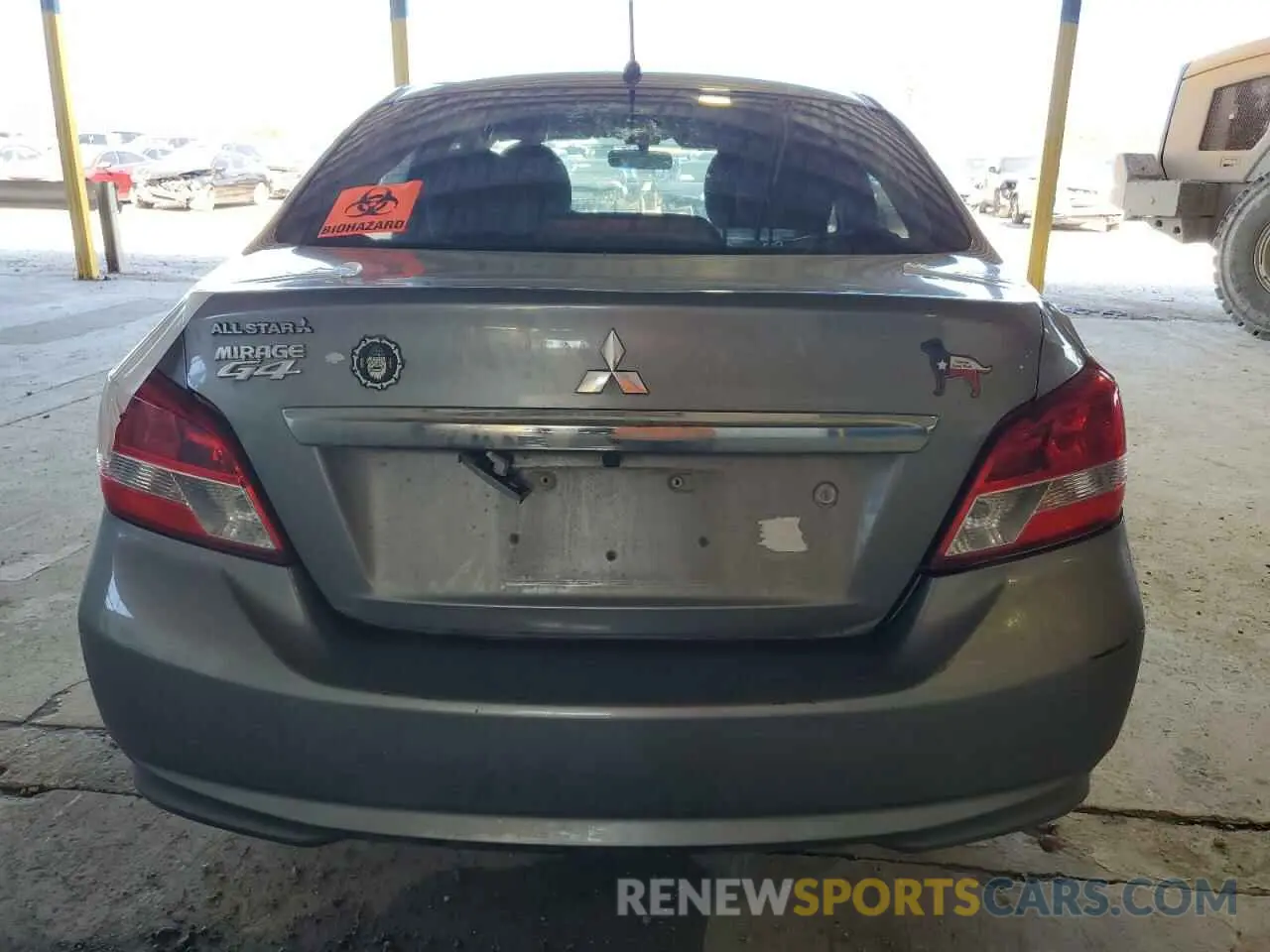 6 Photograph of a damaged car ML32F3FJ6LHF05495 MITSUBISHI MIRAGE 2020