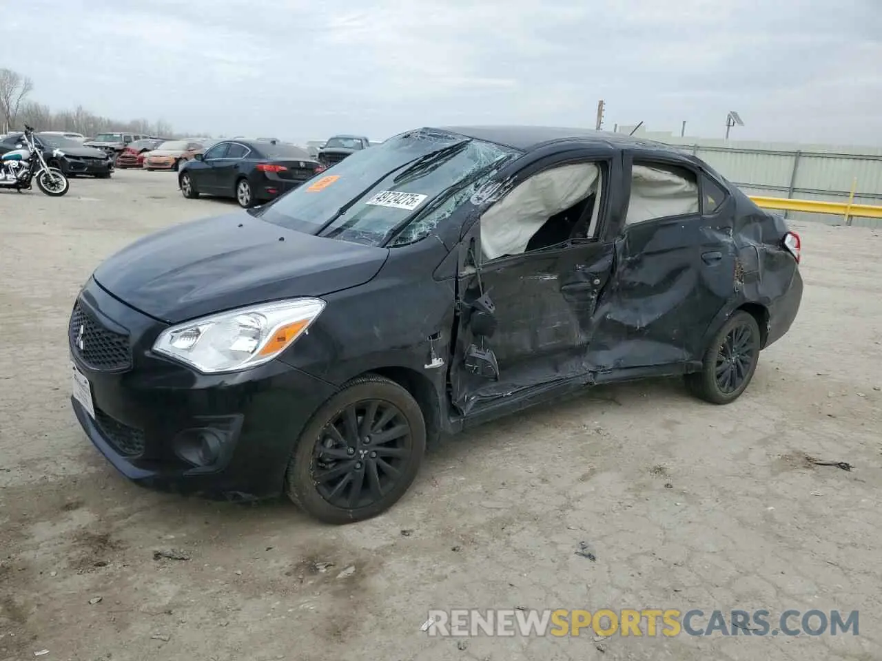 1 Photograph of a damaged car ML32F4FJ0LHF11945 MITSUBISHI MIRAGE 2020
