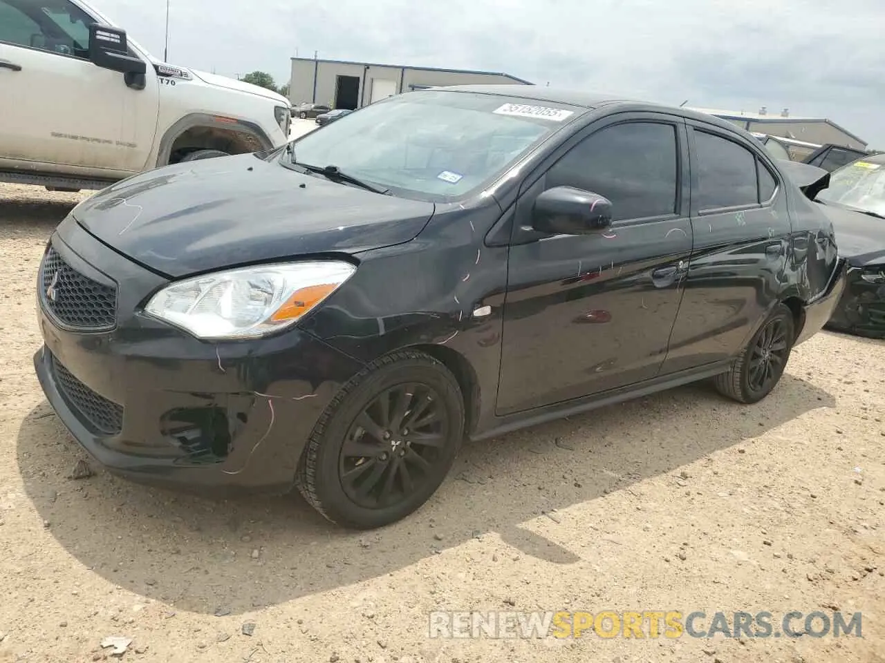 1 Photograph of a damaged car ML32F4FJ3LHF09283 MITSUBISHI MIRAGE 2020