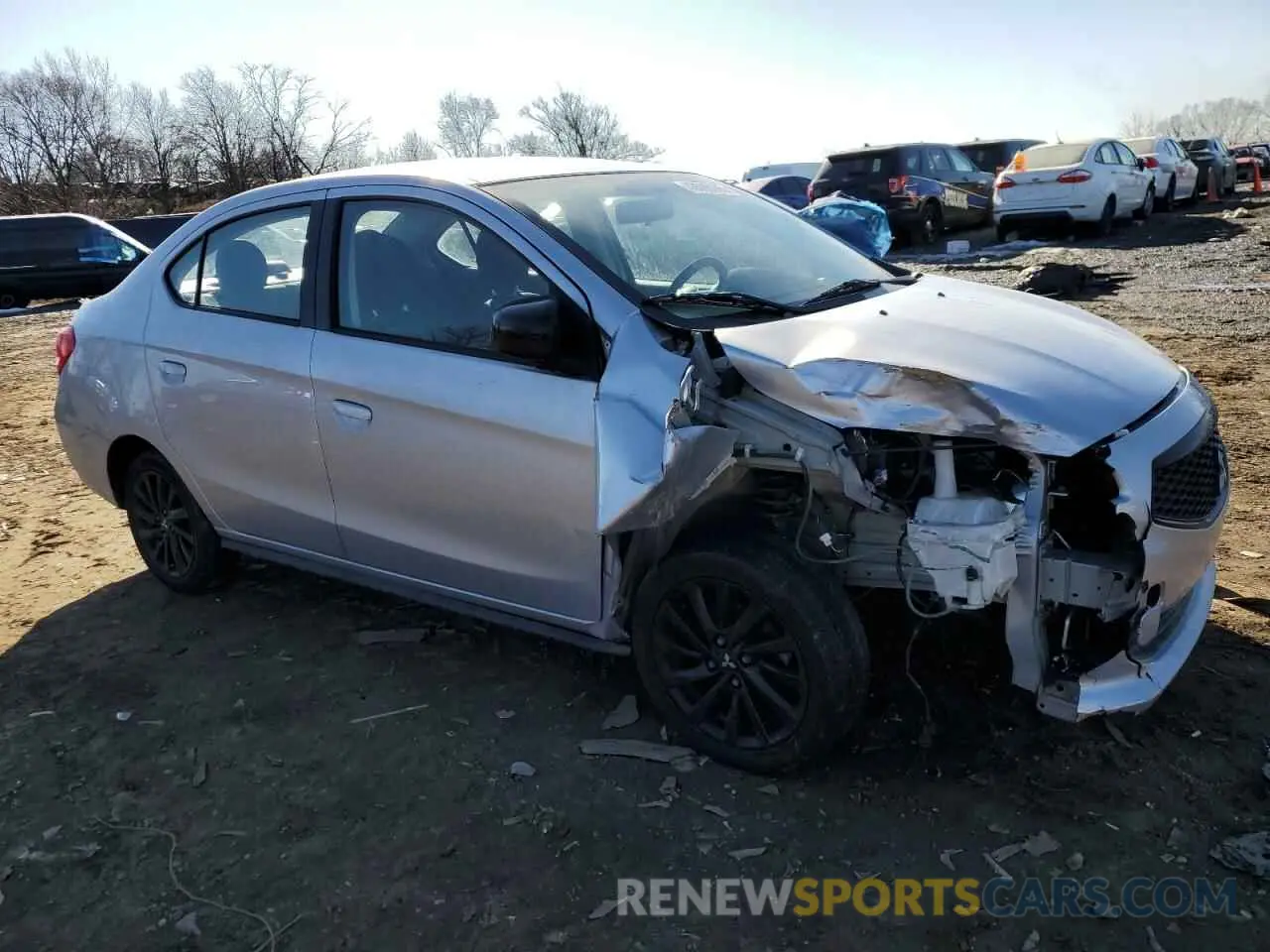 4 Photograph of a damaged car ML32F4FJ4LHF07297 MITSUBISHI MIRAGE 2020