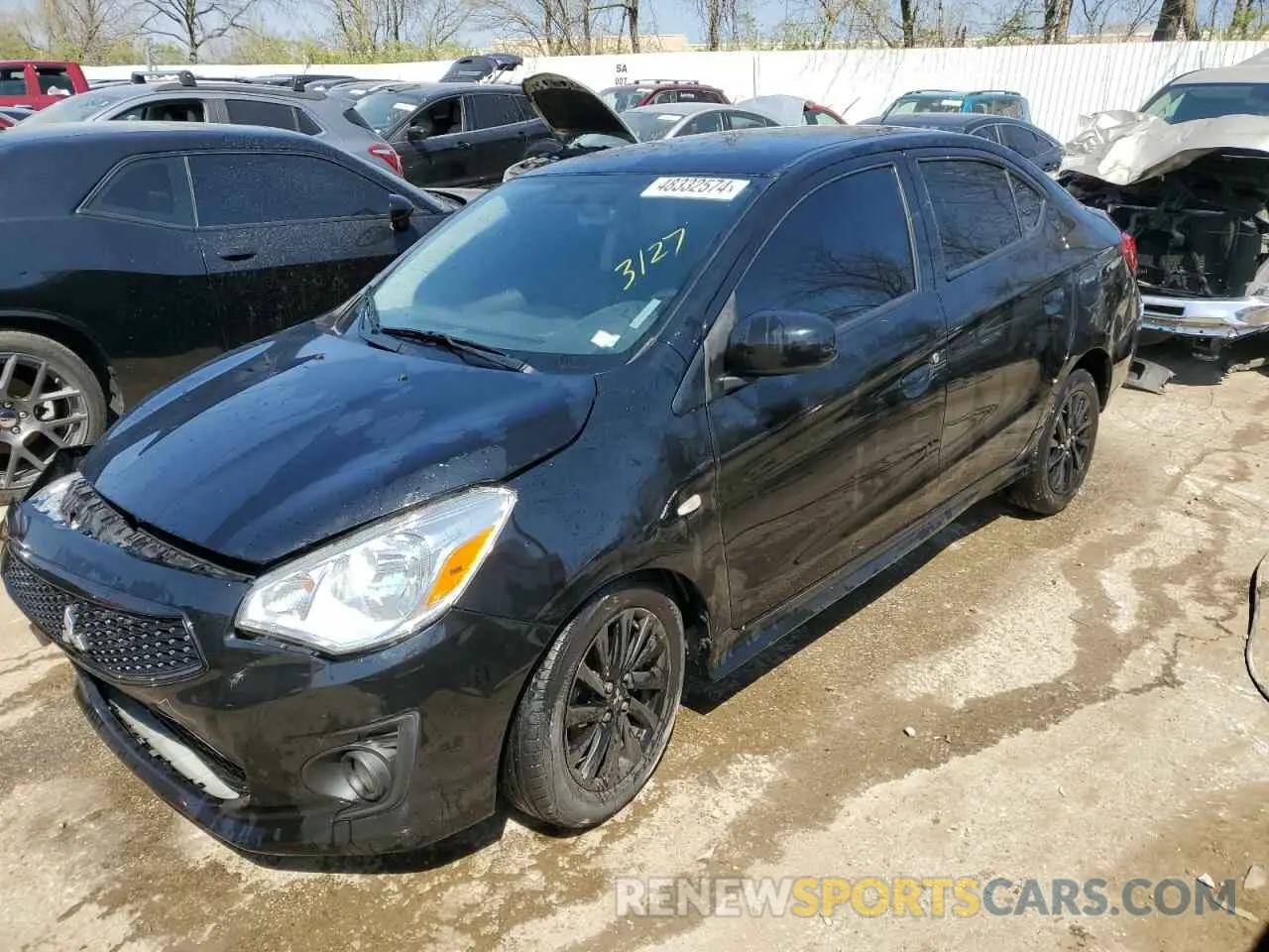 1 Photograph of a damaged car ML32F4FJ8LHF01597 MITSUBISHI MIRAGE 2020