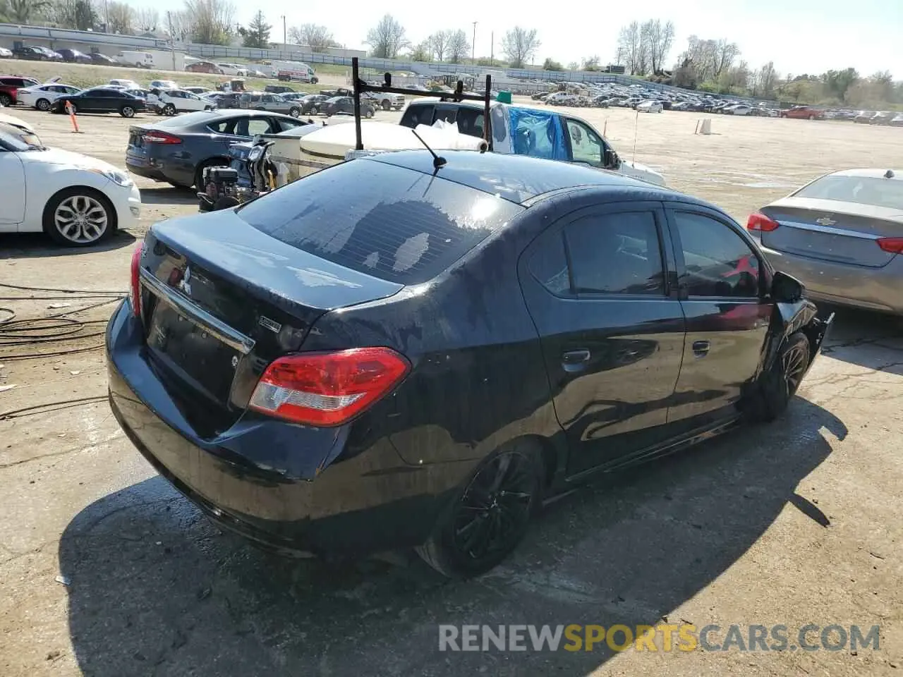 3 Photograph of a damaged car ML32F4FJ8LHF01597 MITSUBISHI MIRAGE 2020