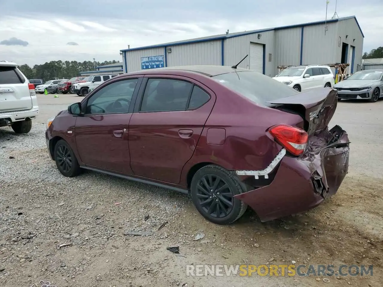 2 Фотография поврежденного автомобиля ML32F4FJ9LHF06890 MITSUBISHI MIRAGE 2020