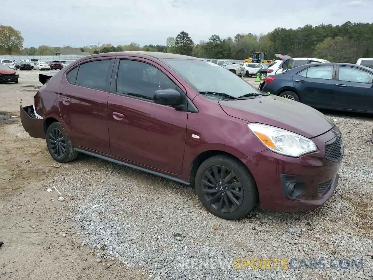 4 Фотография поврежденного автомобиля ML32F4FJ9LHF06890 MITSUBISHI MIRAGE 2020