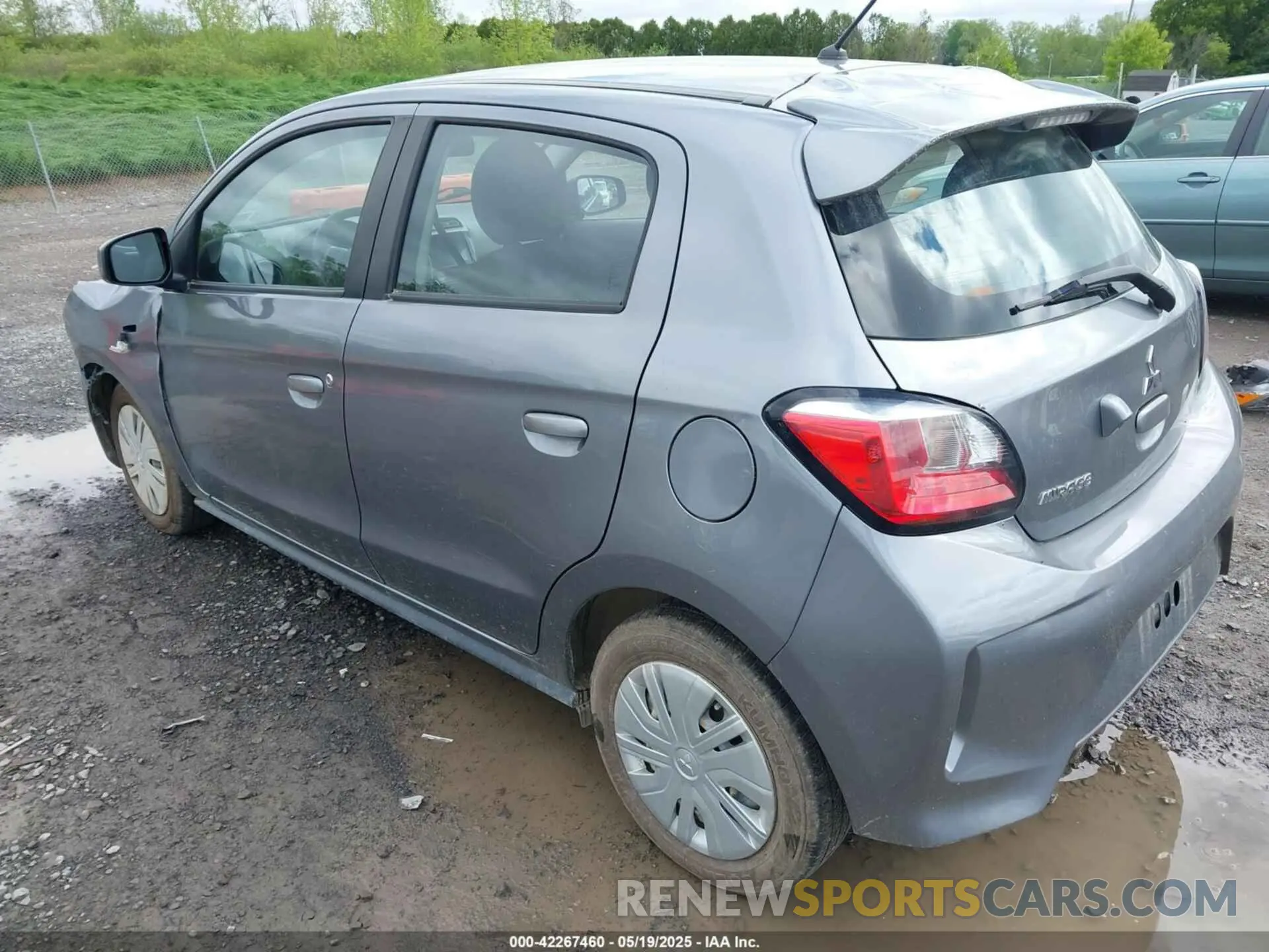 3 Photograph of a damaged car ML32AUHJ0MH009317 MITSUBISHI MIRAGE 2021