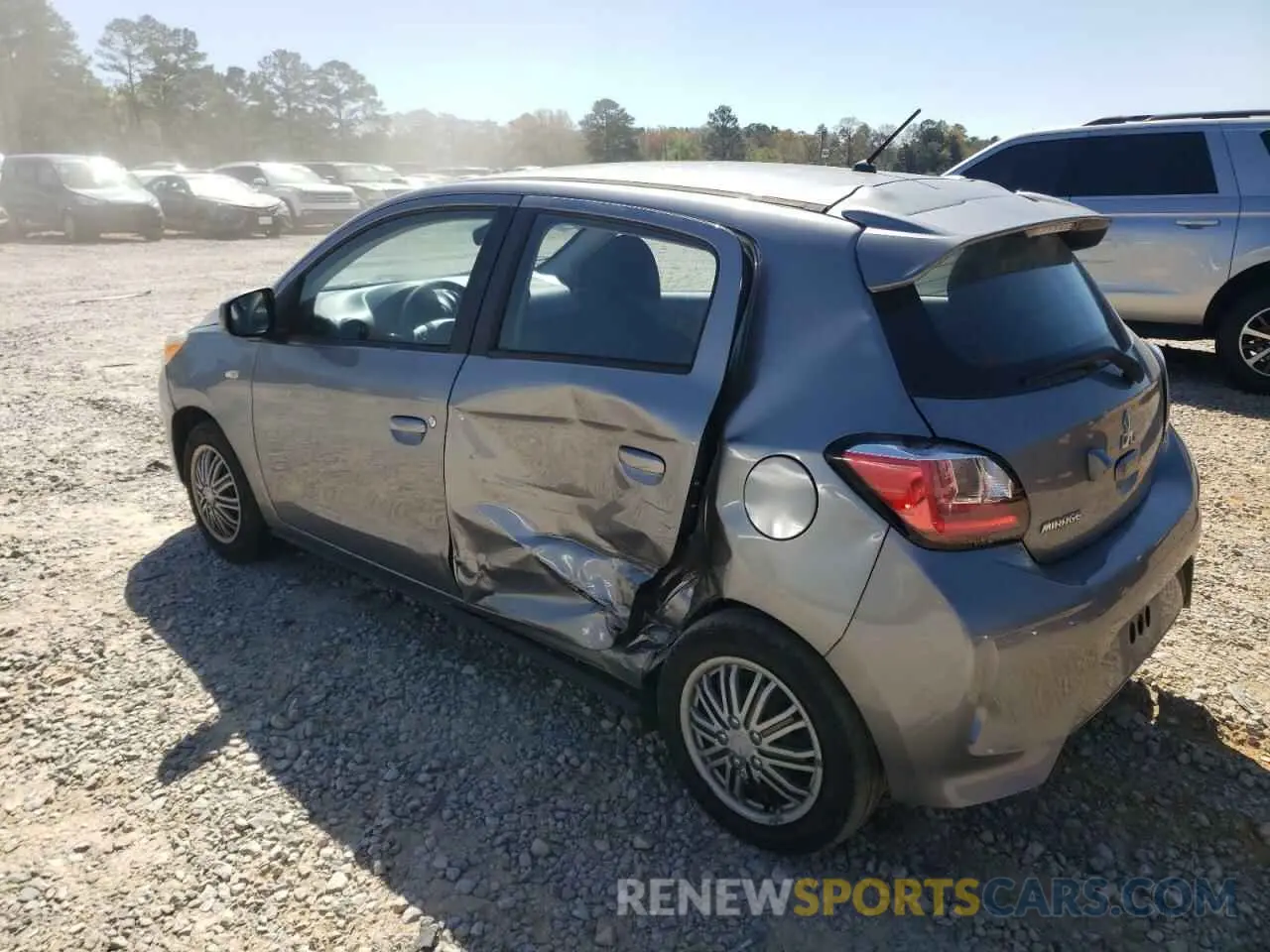 2 Фотография поврежденного автомобиля ML32AUHJ0MH010306 MITSUBISHI MIRAGE 2021