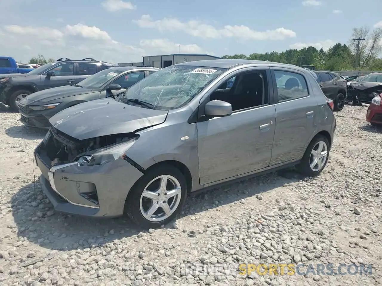1 Фотография поврежденного автомобиля ML32AUHJ0MH011598 MITSUBISHI MIRAGE 2021