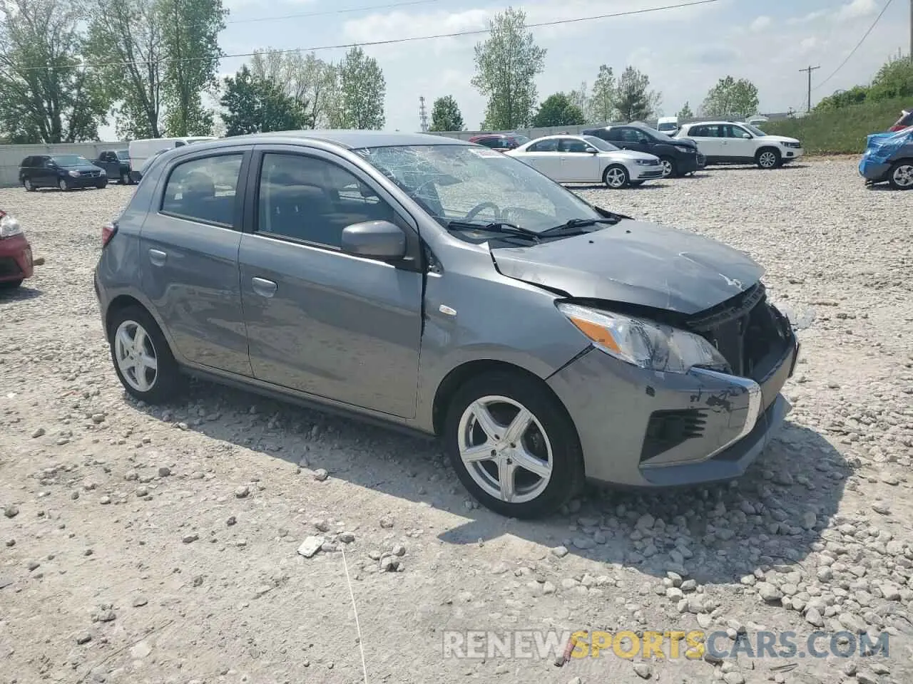 4 Фотография поврежденного автомобиля ML32AUHJ0MH011598 MITSUBISHI MIRAGE 2021