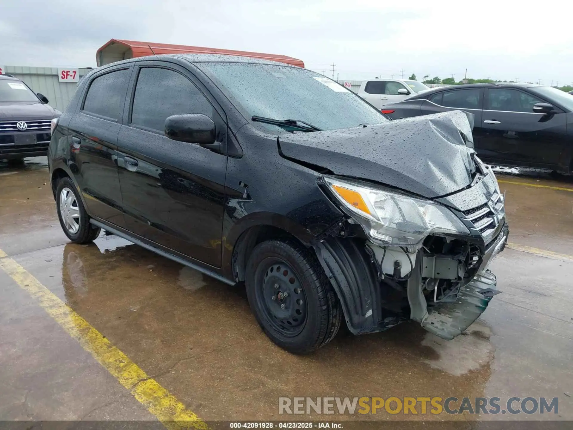 1 Photograph of a damaged car ML32AUHJ0MH012783 MITSUBISHI MIRAGE 2021