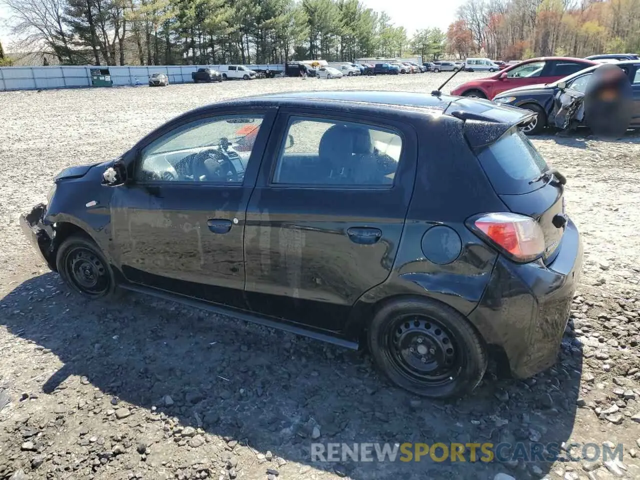 2 Photograph of a damaged car ML32AUHJ1MH002506 MITSUBISHI MIRAGE 2021