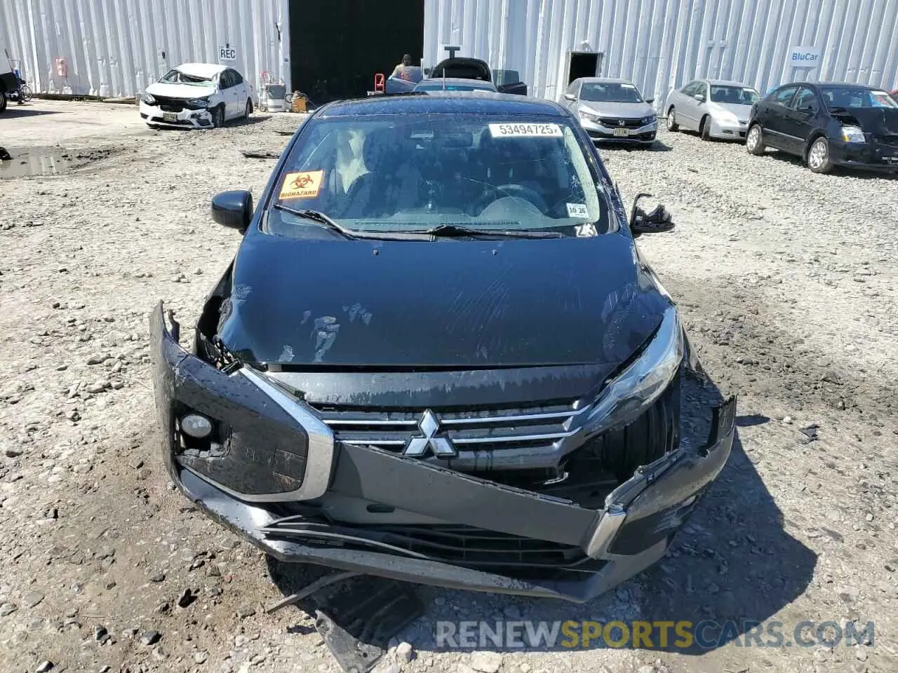 5 Photograph of a damaged car ML32AUHJ1MH002506 MITSUBISHI MIRAGE 2021
