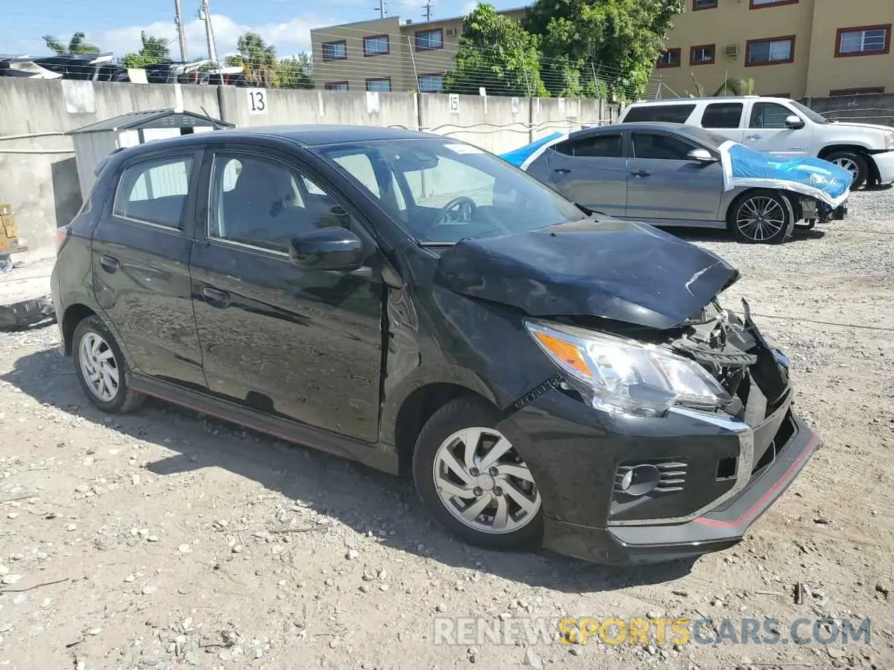 4 Фотография поврежденного автомобиля ML32AUHJ1MH003994 MITSUBISHI MIRAGE 2021
