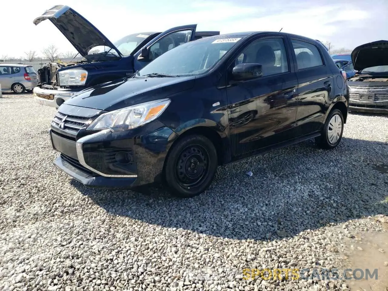 1 Фотография поврежденного автомобиля ML32AUHJ1MH007009 MITSUBISHI MIRAGE 2021