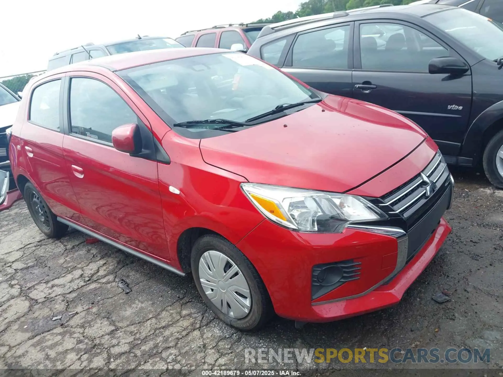 1 Photograph of a damaged car ML32AUHJ1MH009083 MITSUBISHI MIRAGE 2021