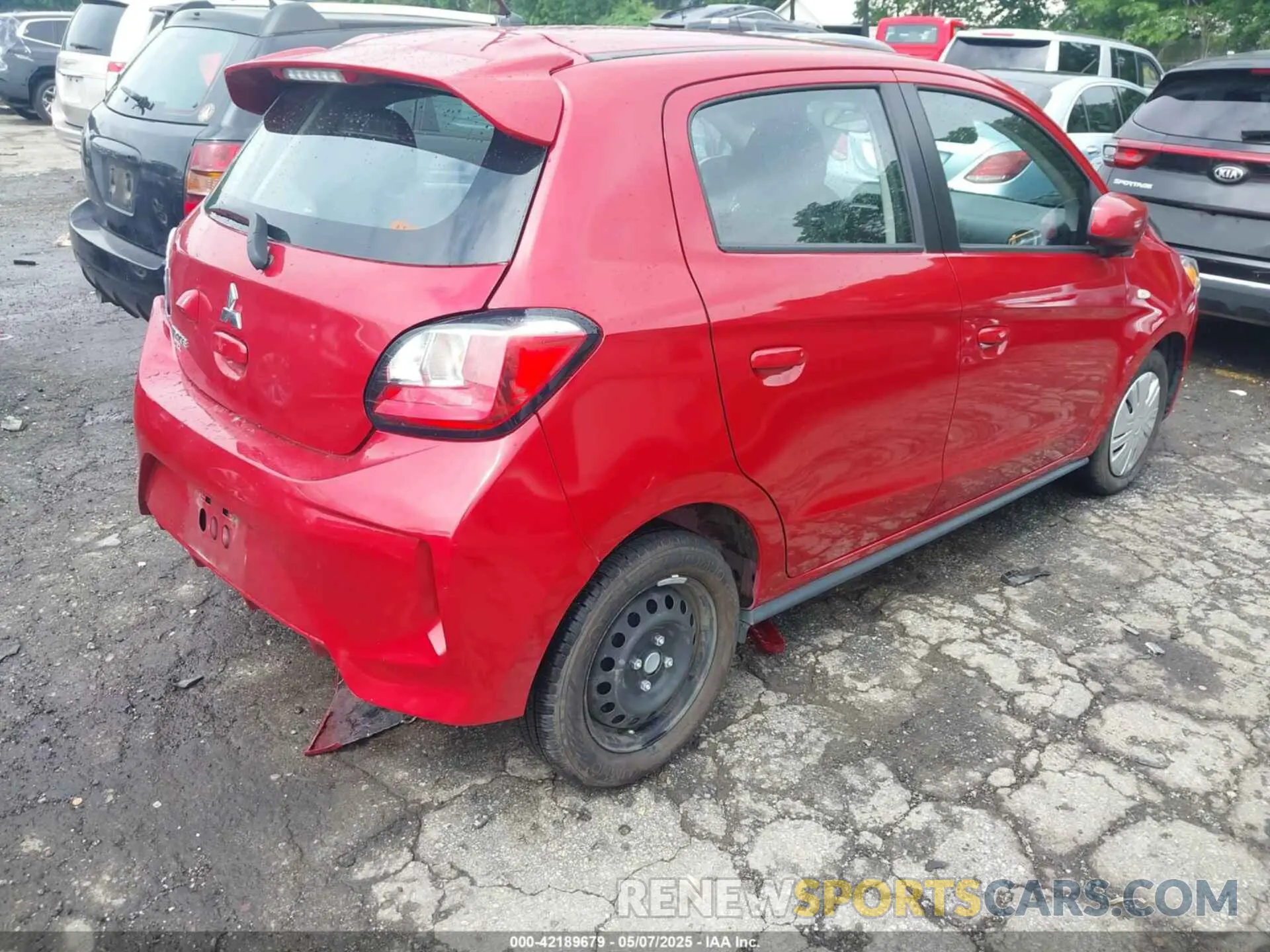 4 Photograph of a damaged car ML32AUHJ1MH009083 MITSUBISHI MIRAGE 2021