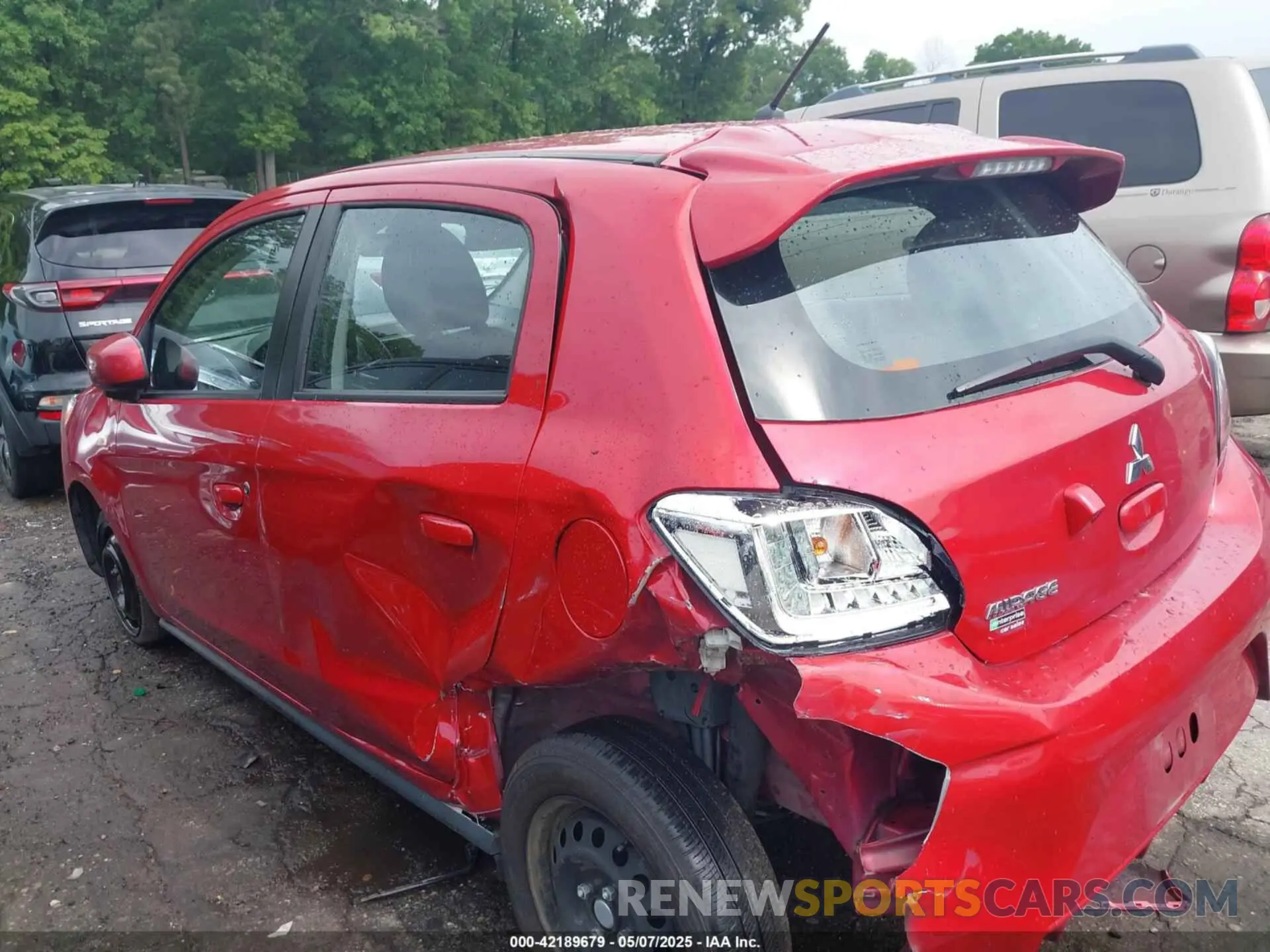 6 Photograph of a damaged car ML32AUHJ1MH009083 MITSUBISHI MIRAGE 2021