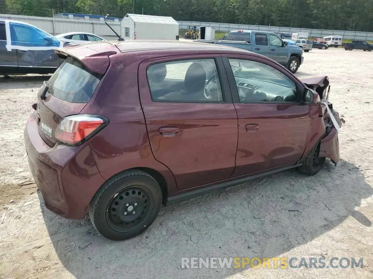 3 Photograph of a damaged car ML32AUHJ1MH009455 MITSUBISHI MIRAGE 2021