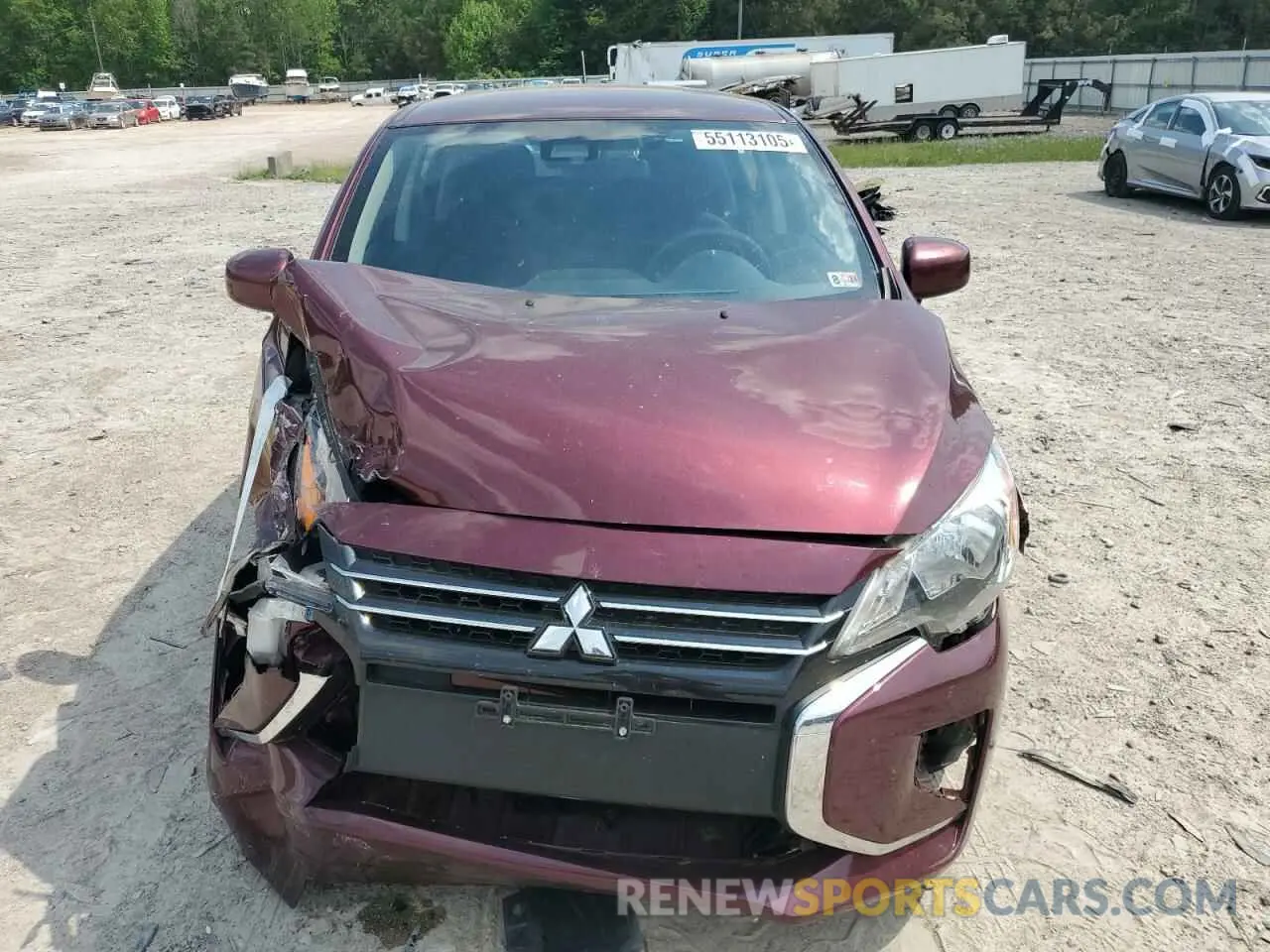 5 Photograph of a damaged car ML32AUHJ1MH009455 MITSUBISHI MIRAGE 2021