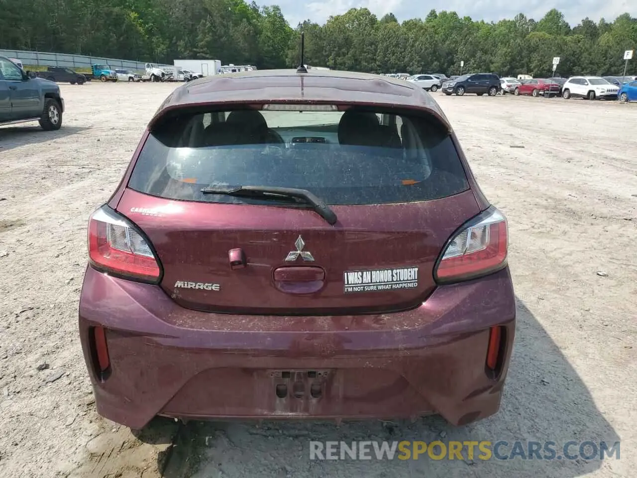 6 Photograph of a damaged car ML32AUHJ1MH009455 MITSUBISHI MIRAGE 2021