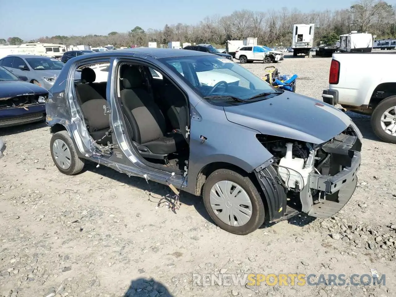4 Фотография поврежденного автомобиля ML32AUHJ2MH008461 MITSUBISHI MIRAGE 2021