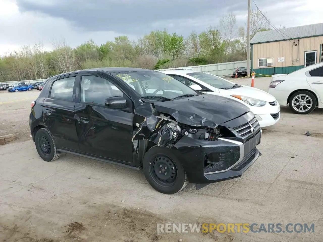 4 Фотография поврежденного автомобиля ML32AUHJ3MH001745 MITSUBISHI MIRAGE 2021